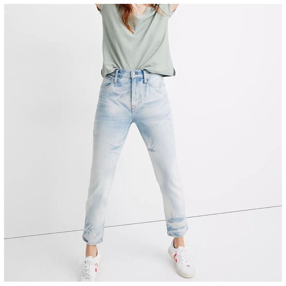 Madewell The Perfect Vintage Jean Tie-Dye Edition High Rise Straight Leg Size 24